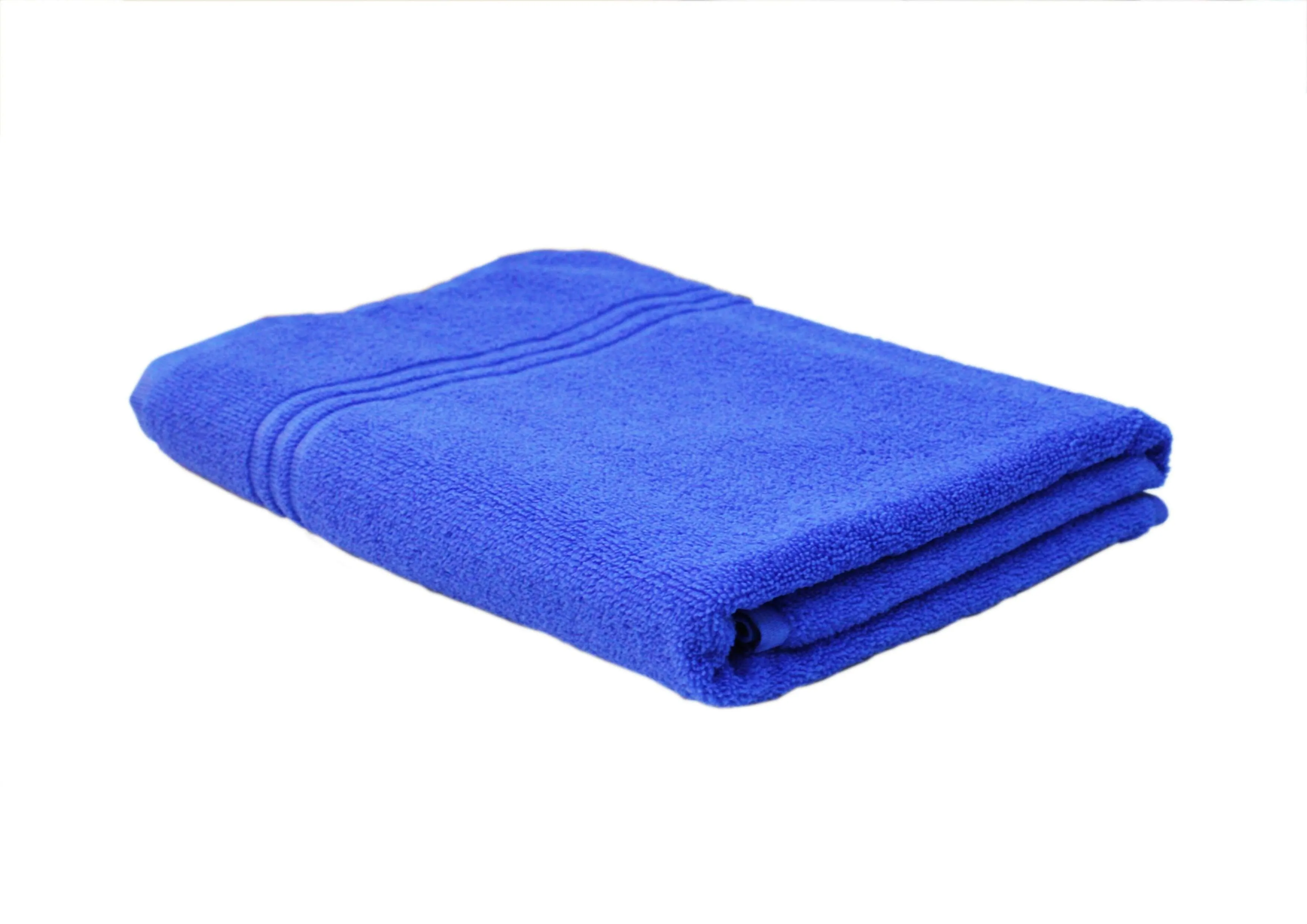 "Royal Blue Microfiber Bath Towel: Quick Dry, Large Size (30x55 Inch), 275 GSM, Home Decor Essential"