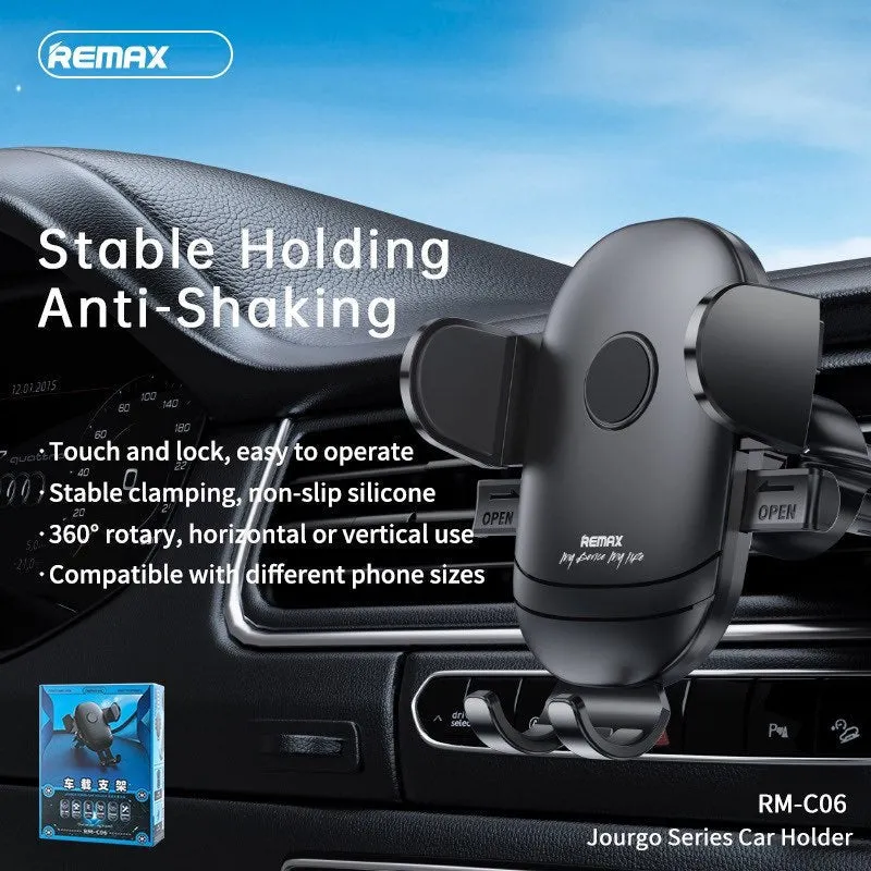 REMAX JOURGO SERIES CAR HOLDER RM-C06, Car Holder, Phone Stand, Phone Stand for Car