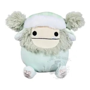 Squishmallow 12 Inch Evita the Gray Bigfoot with Hat Christmas Plush Toy