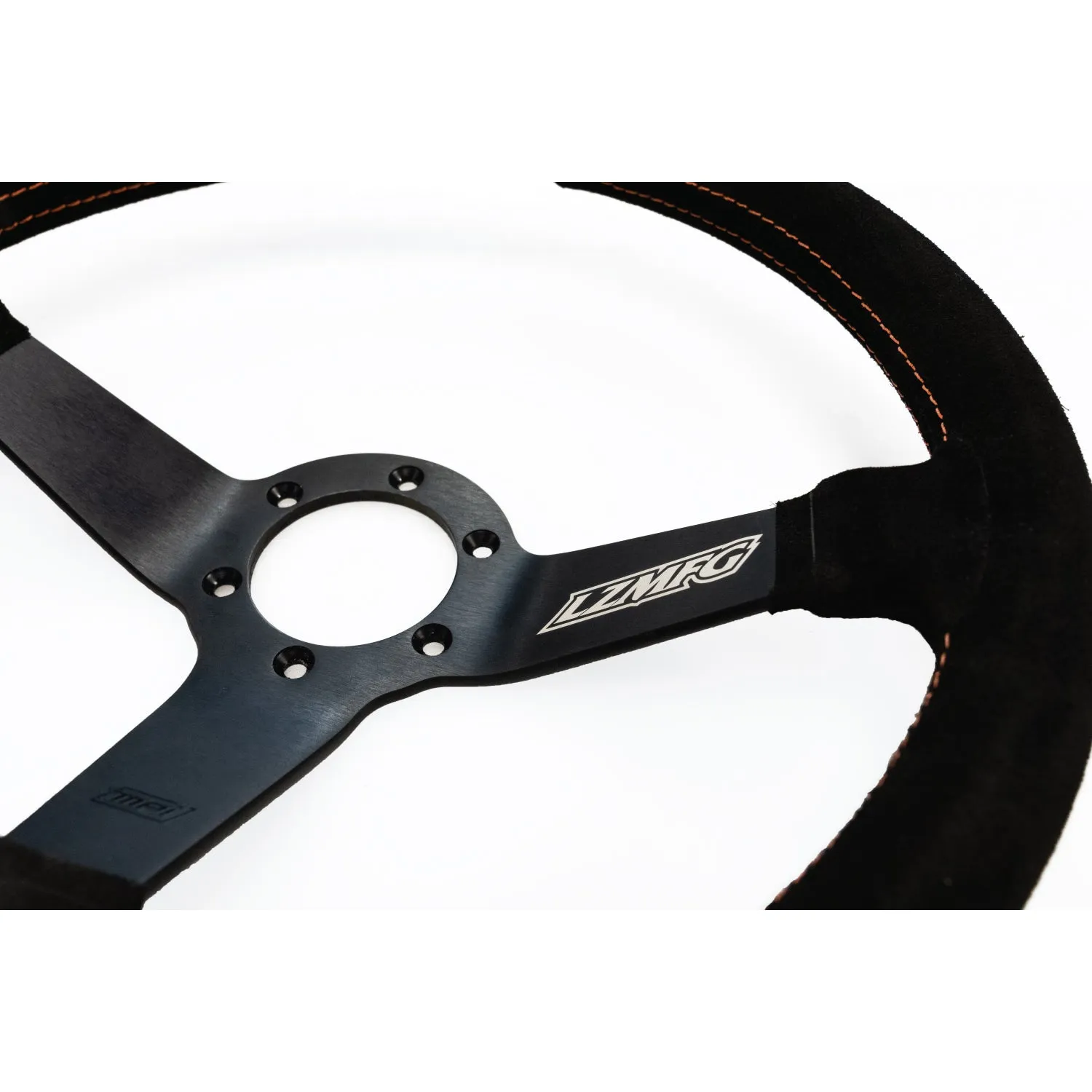 Suede LZMFG Steering Wheel