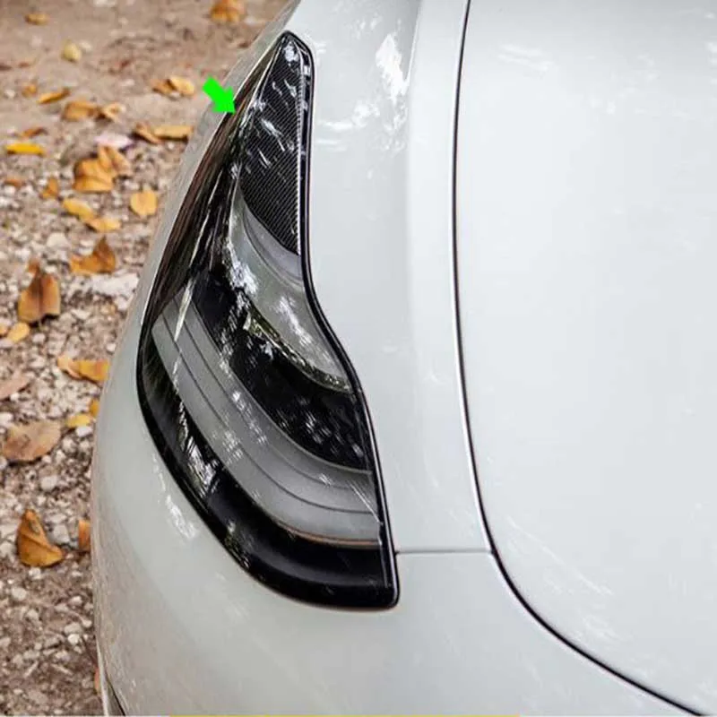 TAPTES Headlight Molded Trims for Tesla Model 3