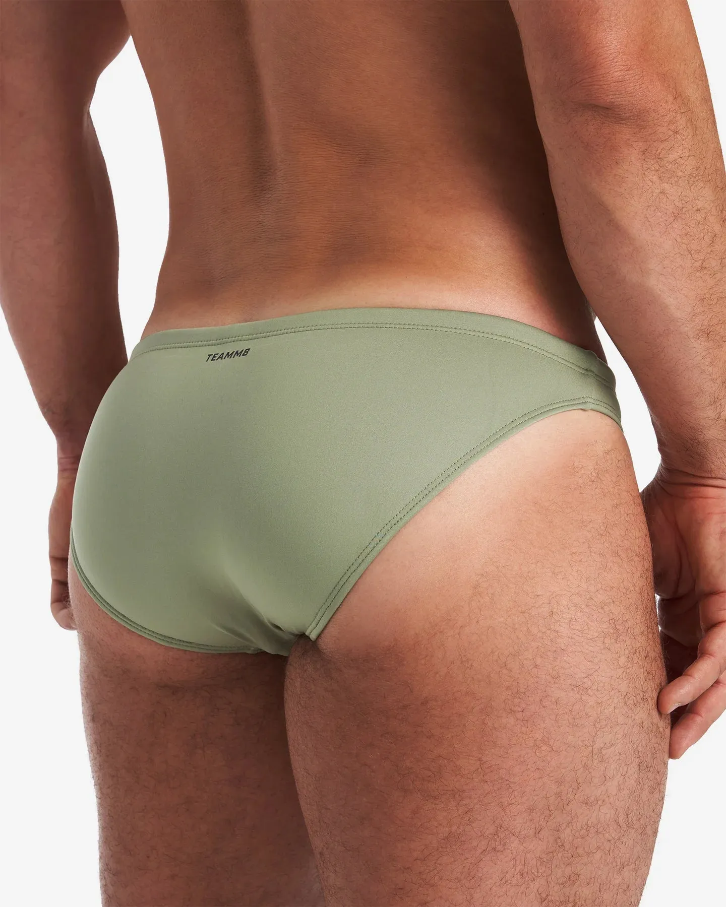 Teamm8 Bass swim brief army green