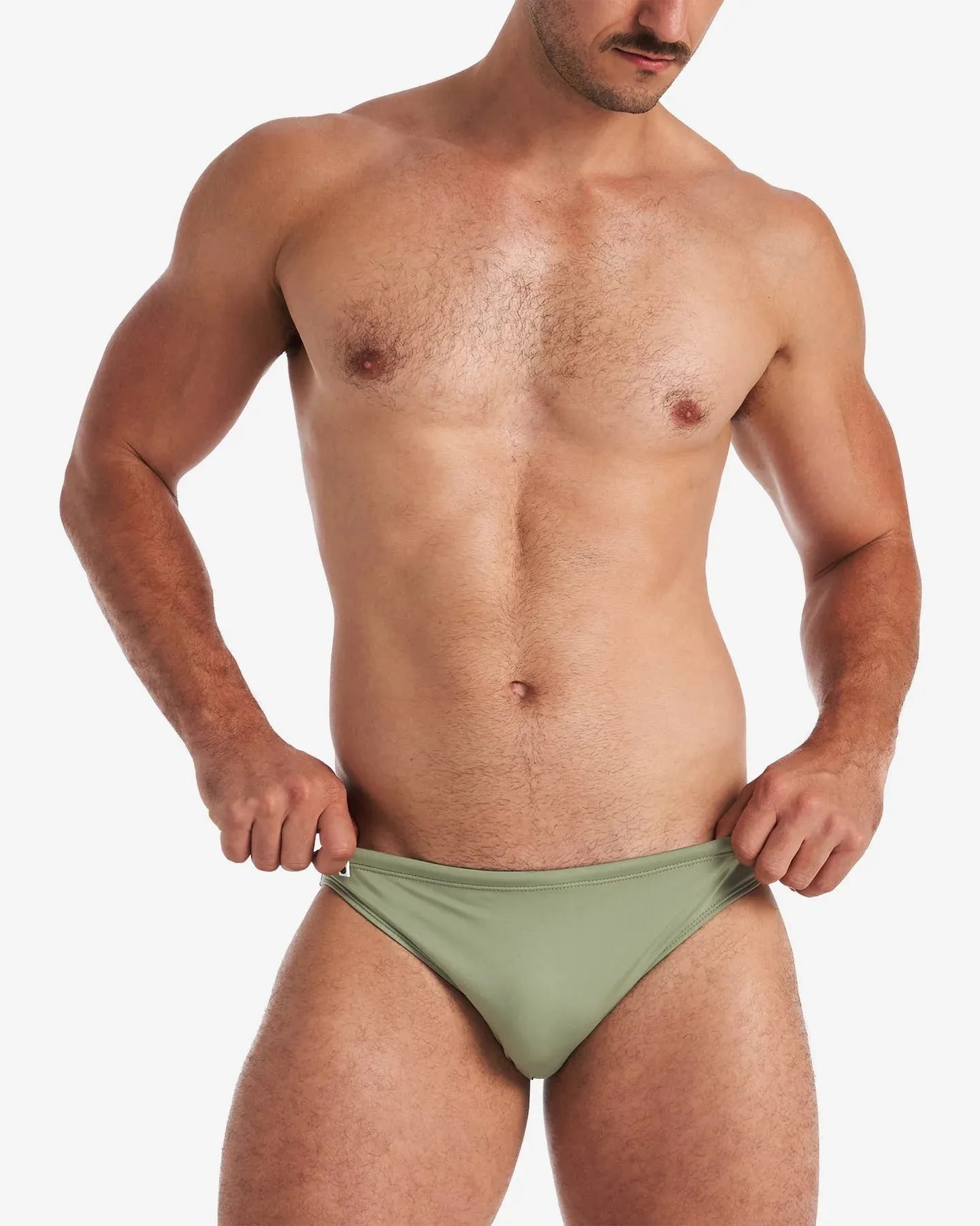 Teamm8 Bass swim brief army green