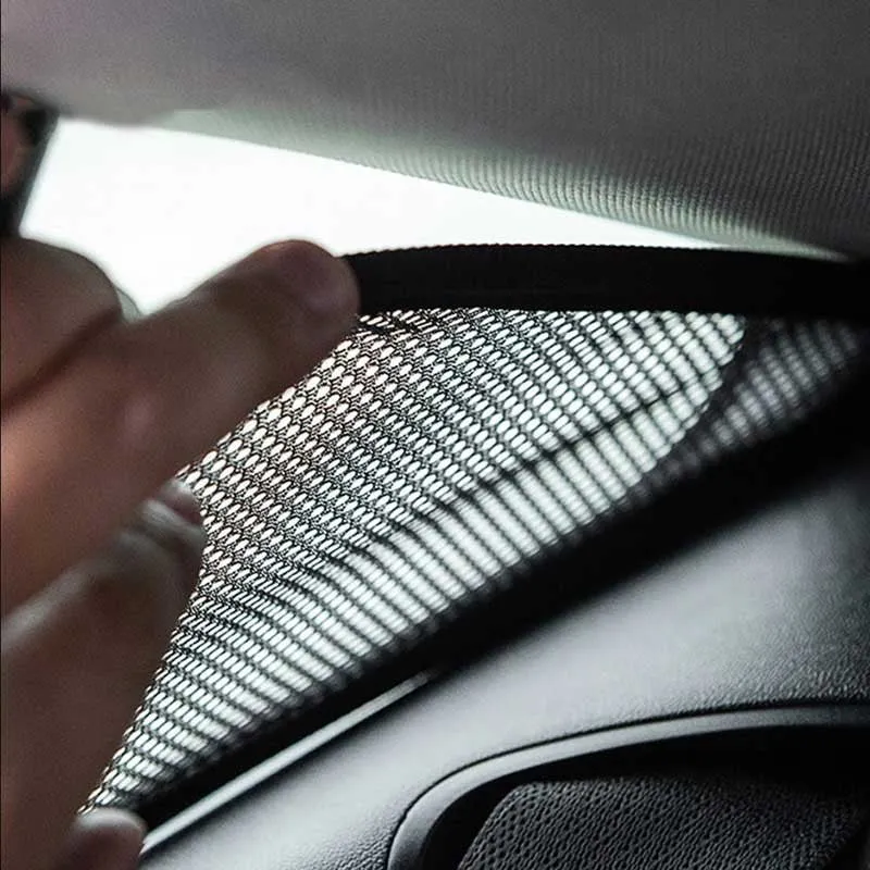 Triangular Window Shades for Tesla Model Y